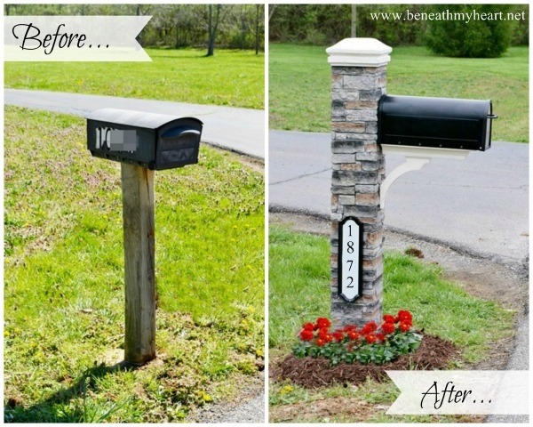 decorated mail box