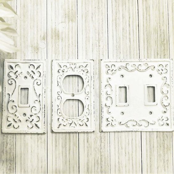 decorated switch plates with pattern